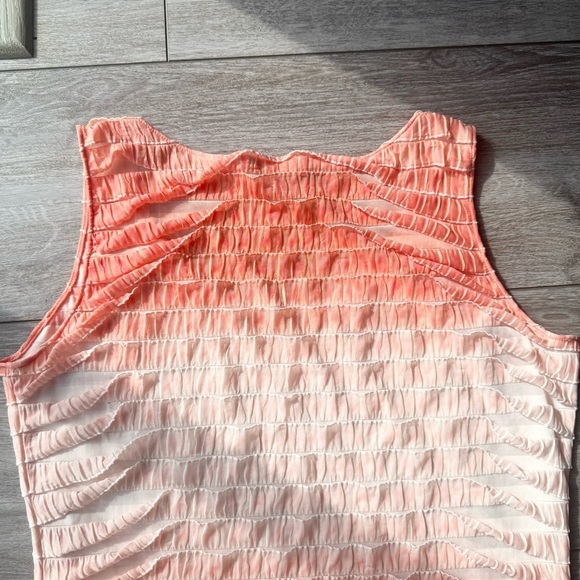 Bianca Nygard Sleeveless Ombre Tiered Ruffled Tunic Mini Dress - Picture 12 of 13